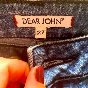 Dear John, distressed, skinny Jean, size 27